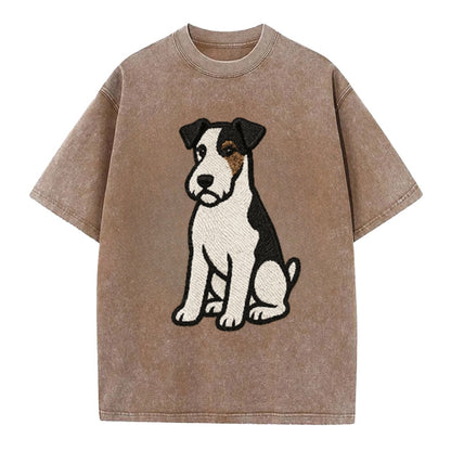 wire-fox-terrier-white-black-markings-spirited-charm Hat