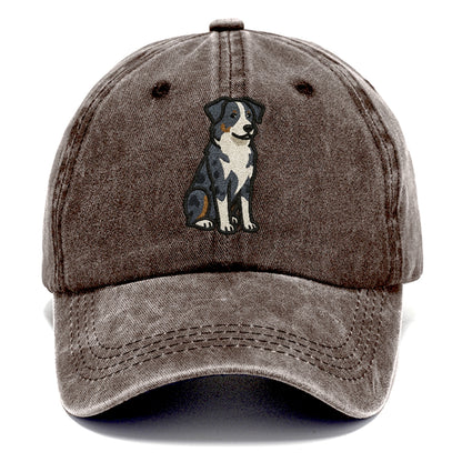 australian-shepherd-blue-merle-vibrant-spirit Hat