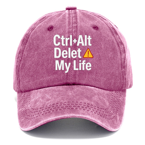 Ctrl Alt Delete Life Classic Cap