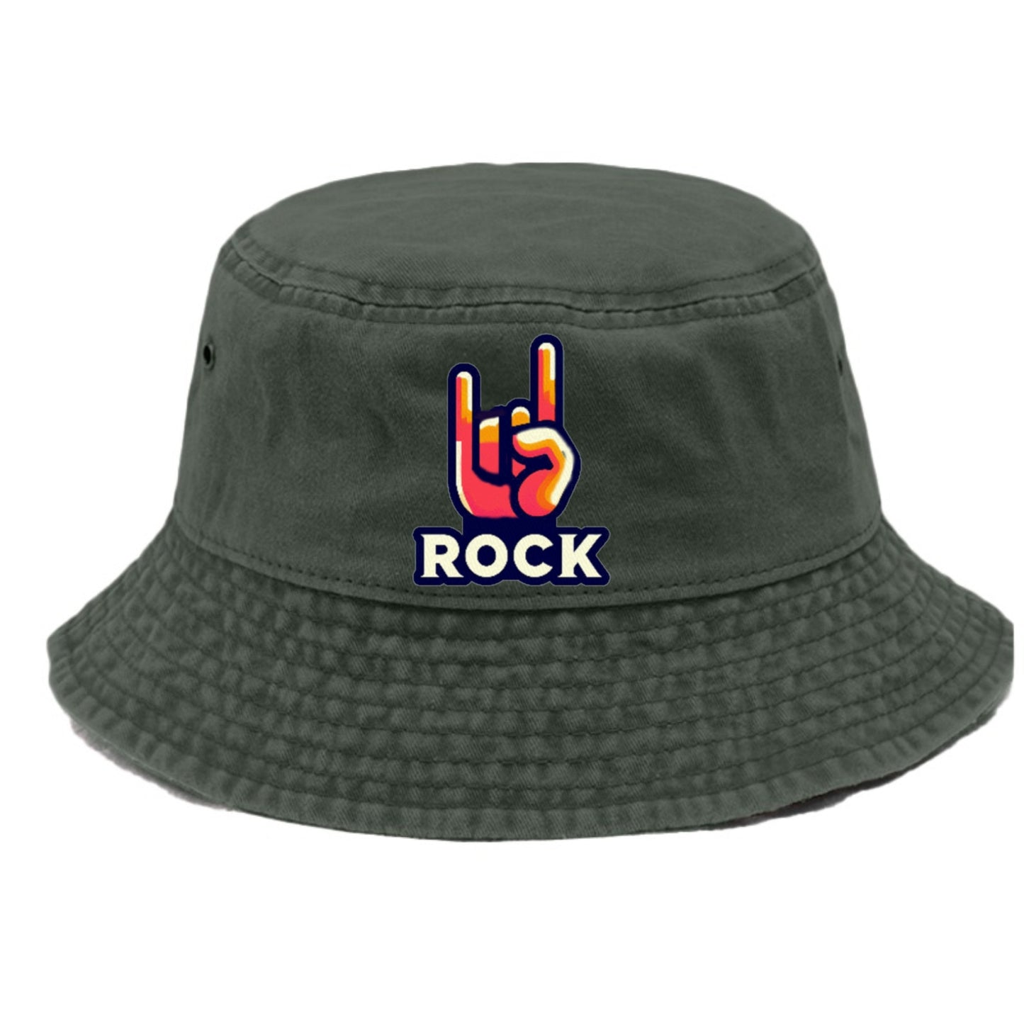 hand horn rock 2 Hat
