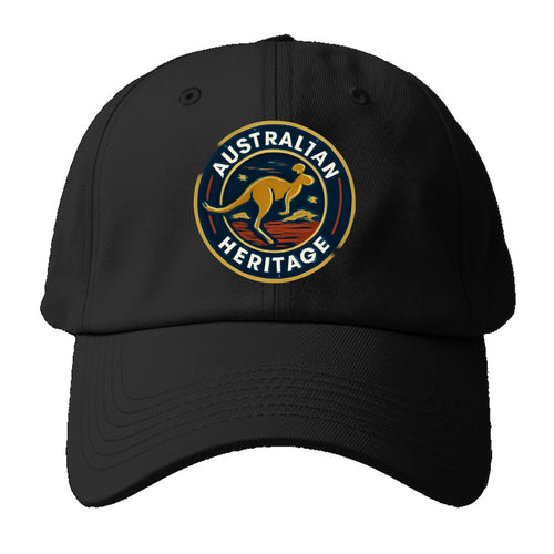 Australian Kangaroo Heritage Baseball Cap For Big Heads
