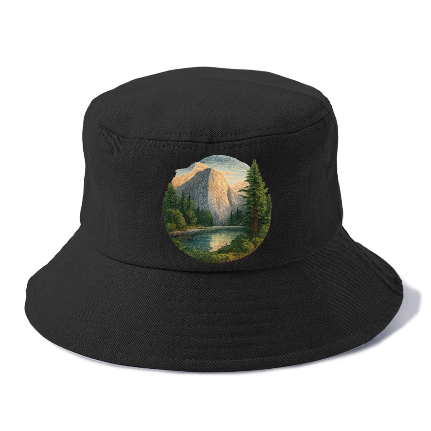 mountain lake serenity Hat