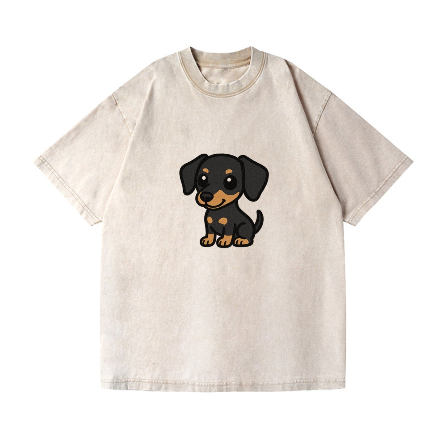 miniature pinscher black and tan sitting pose portrait design Hat