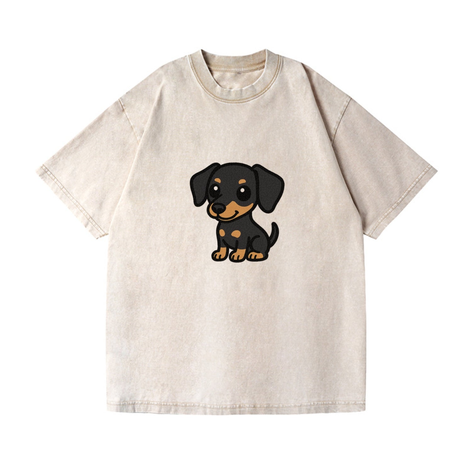 miniature pinscher black and tan sitting pose portrait design Hat