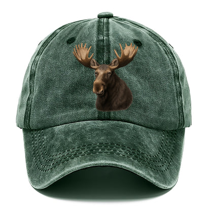 moose portrait design Hat