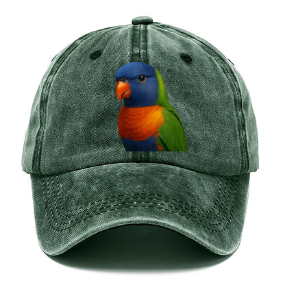 rainbow portrait design Hat