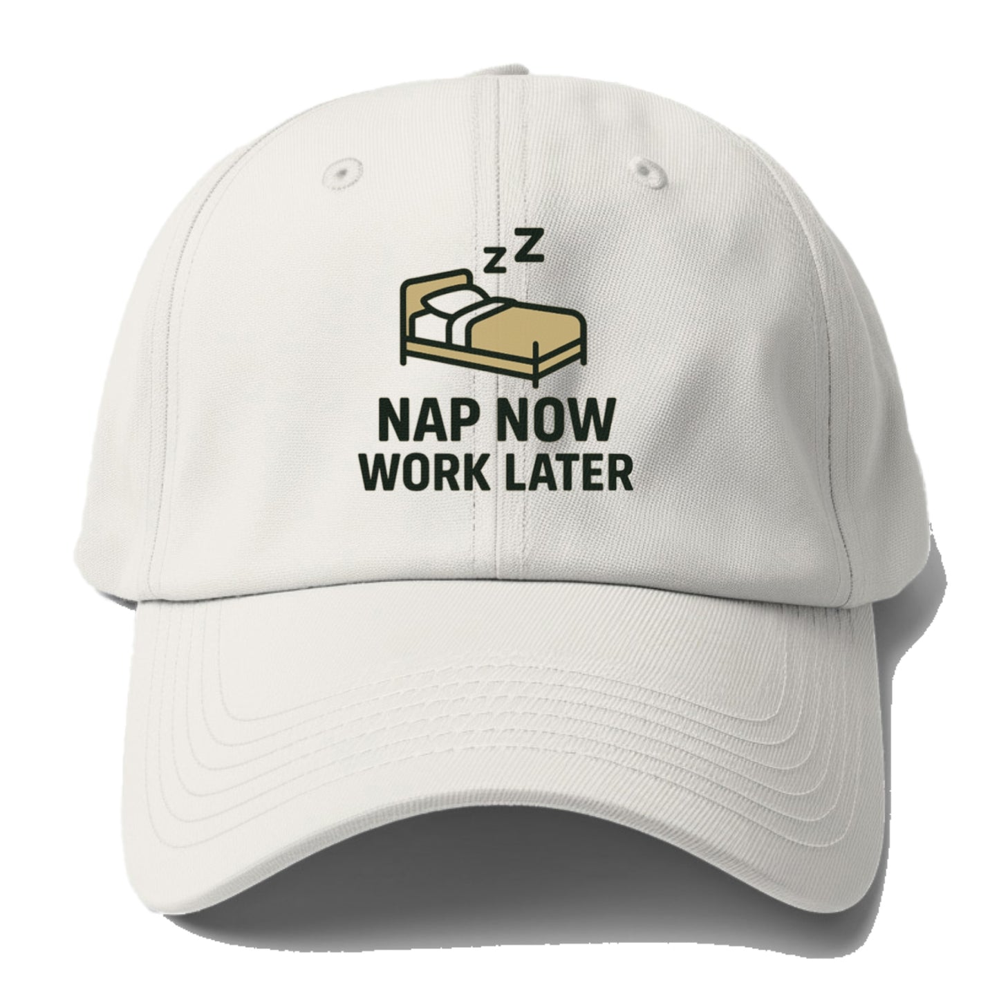 nap now work later Hat