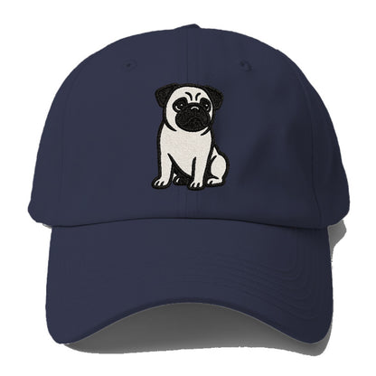 black-pug-charming-companion Hat