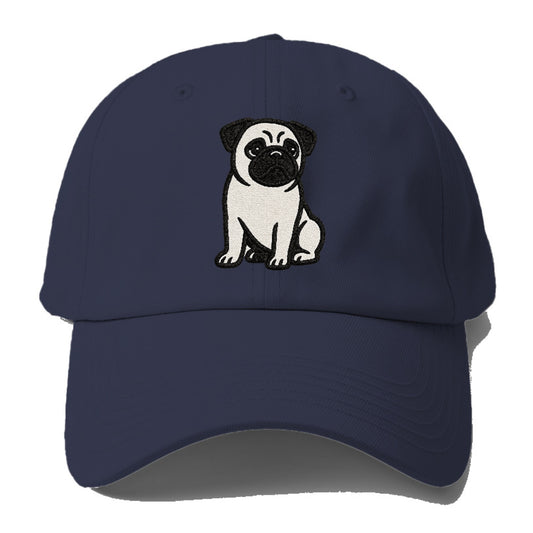 black-pug-charming-companion Hat