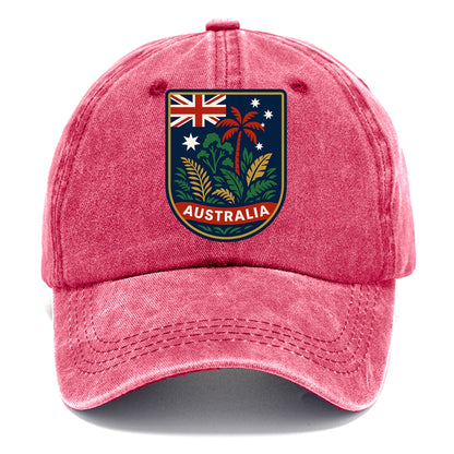 Australian Travel Badge Hat
