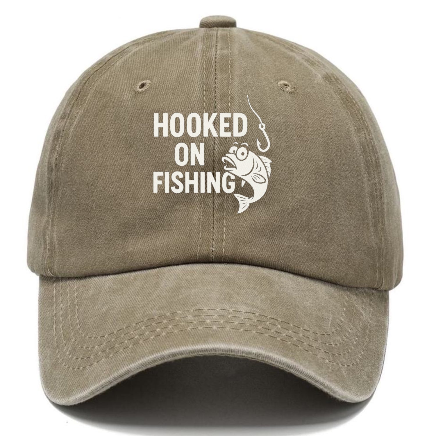 hooked on fishing Hat