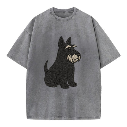 Scottish Terrier Black Sitting Pose Hat