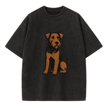 Airedale Terrier Black And Tan Design Hat