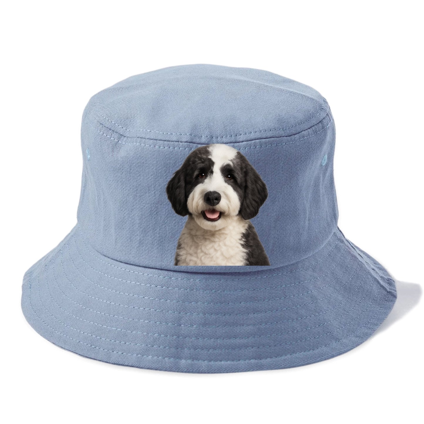 sheepadoodle portrait design Hat