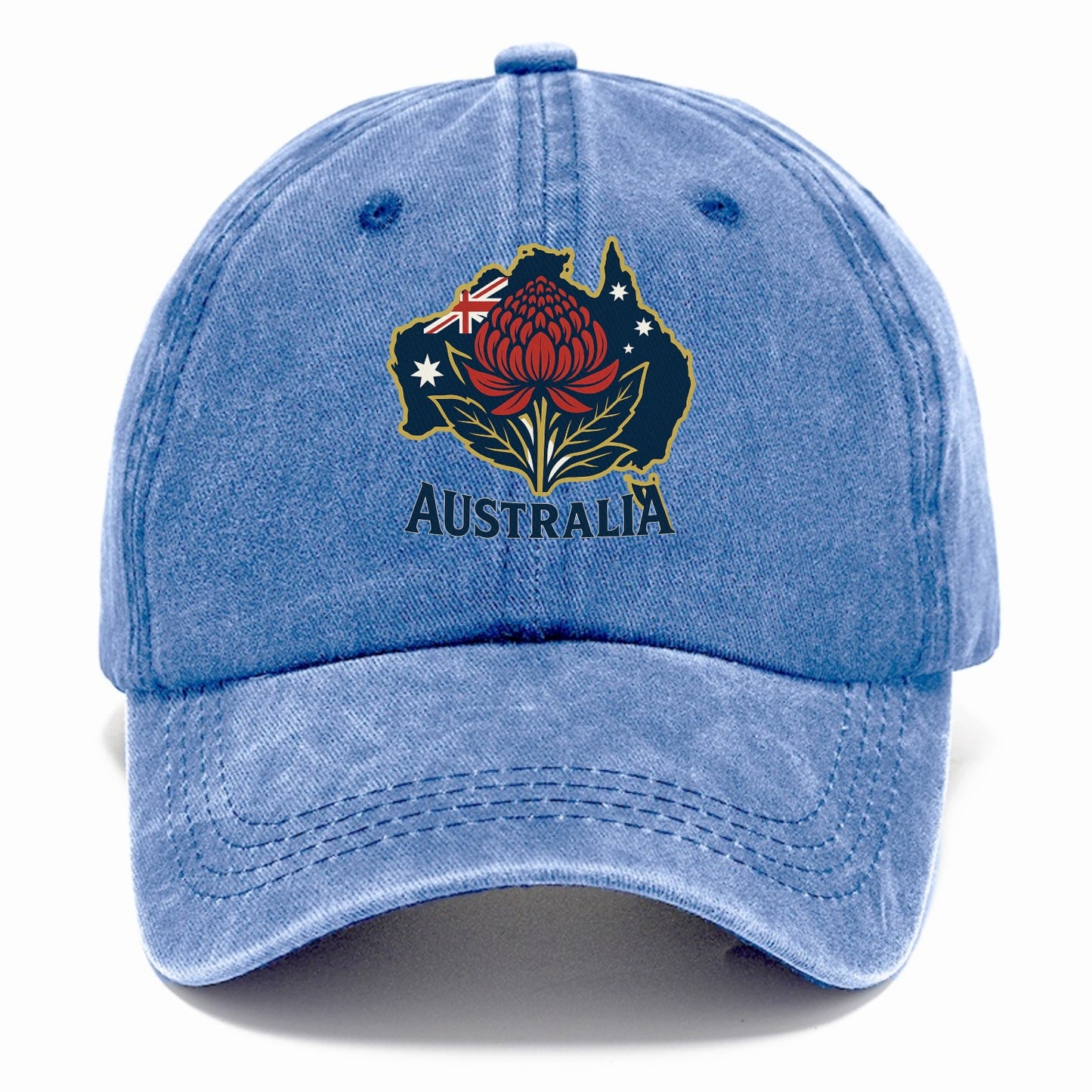 Australian Floral Map Hat