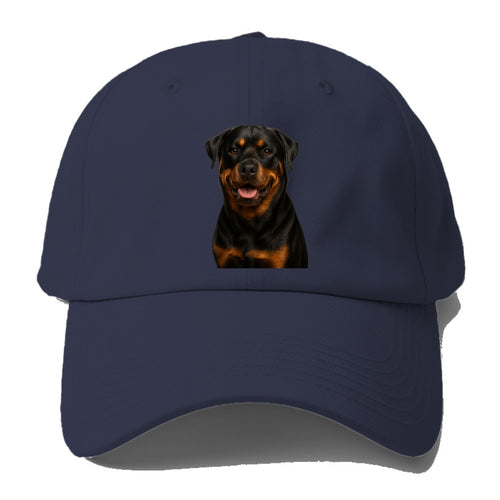 Rottweiler Powerful Guardian Baseball Cap For Big Heads