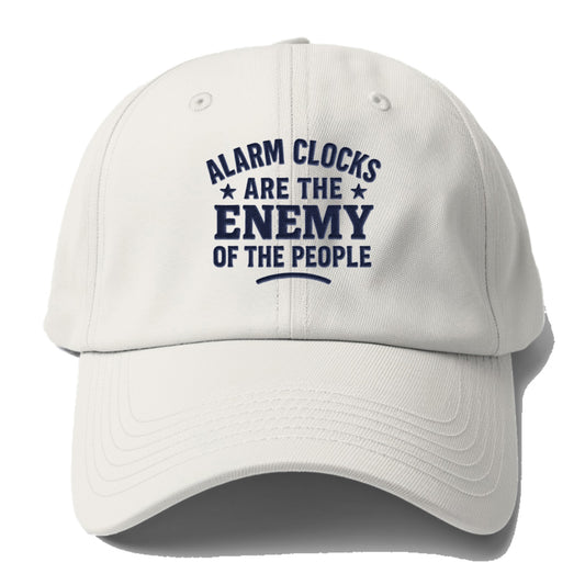 alarm clocks are the enemy of the people Hat
