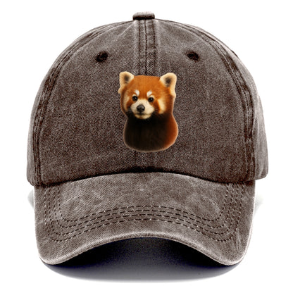 red panda portrait design Hat