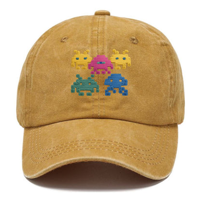 yarn pixel invasion collection Hat