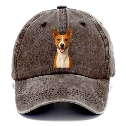 basenji portrait design Hat