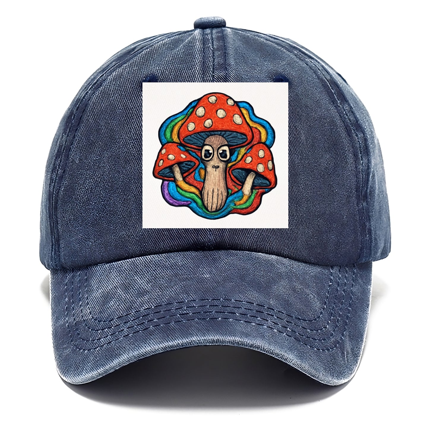 trippy mushrooms with psychedelic aura Hat