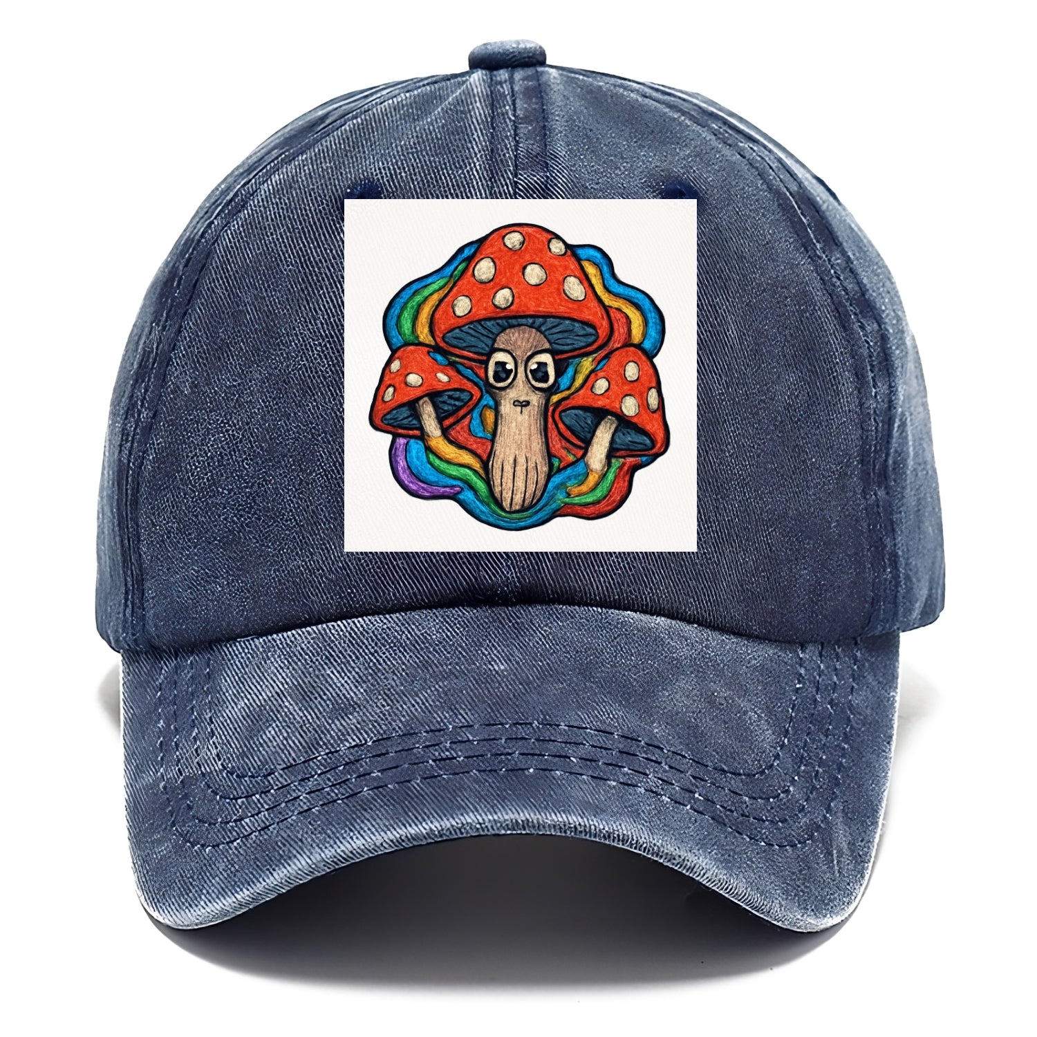 trippy mushrooms with psychedelic aura Hat