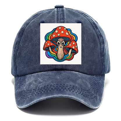 trippy mushrooms with psychedelic aura Hat