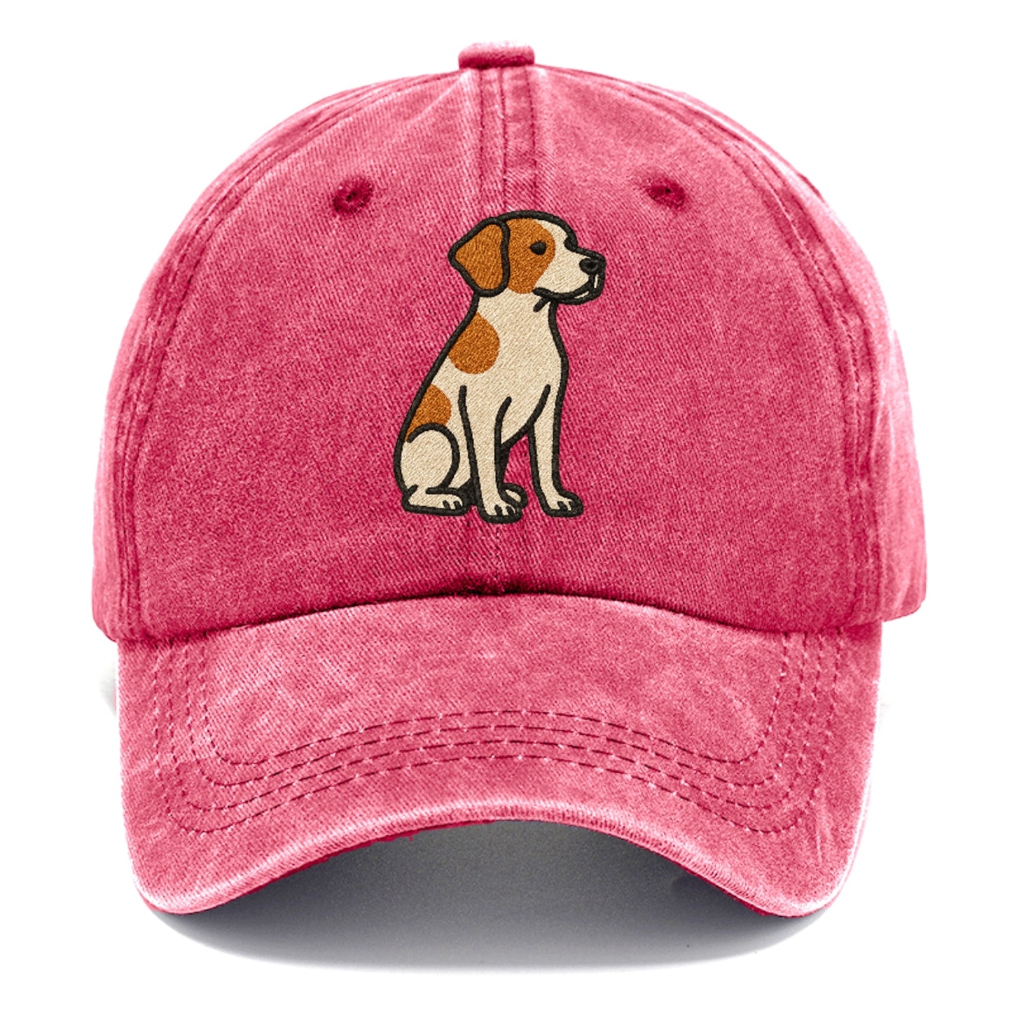 Brittany Spaniel Orange And White Design Hat