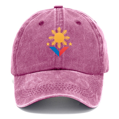 philippines flag sun and Hat