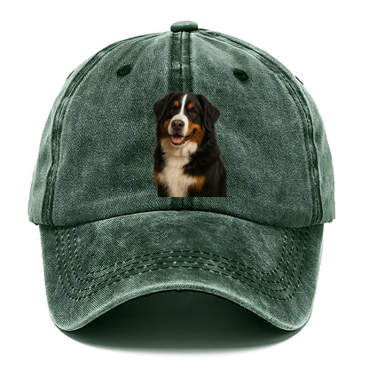 bernese mountain dog portrait design Hat