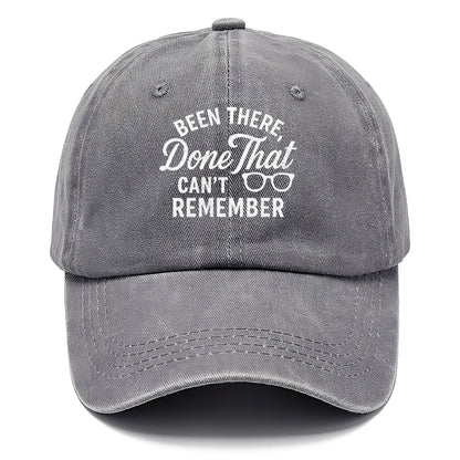 been there done that forgetful Hat