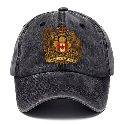 canada heritage maple badge Hat