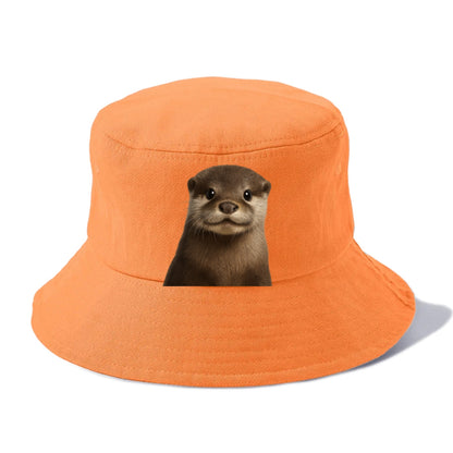 otter portrait design Hat