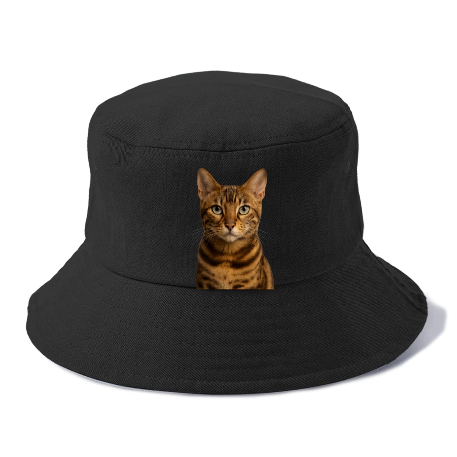 bengal cat portrait design Hat