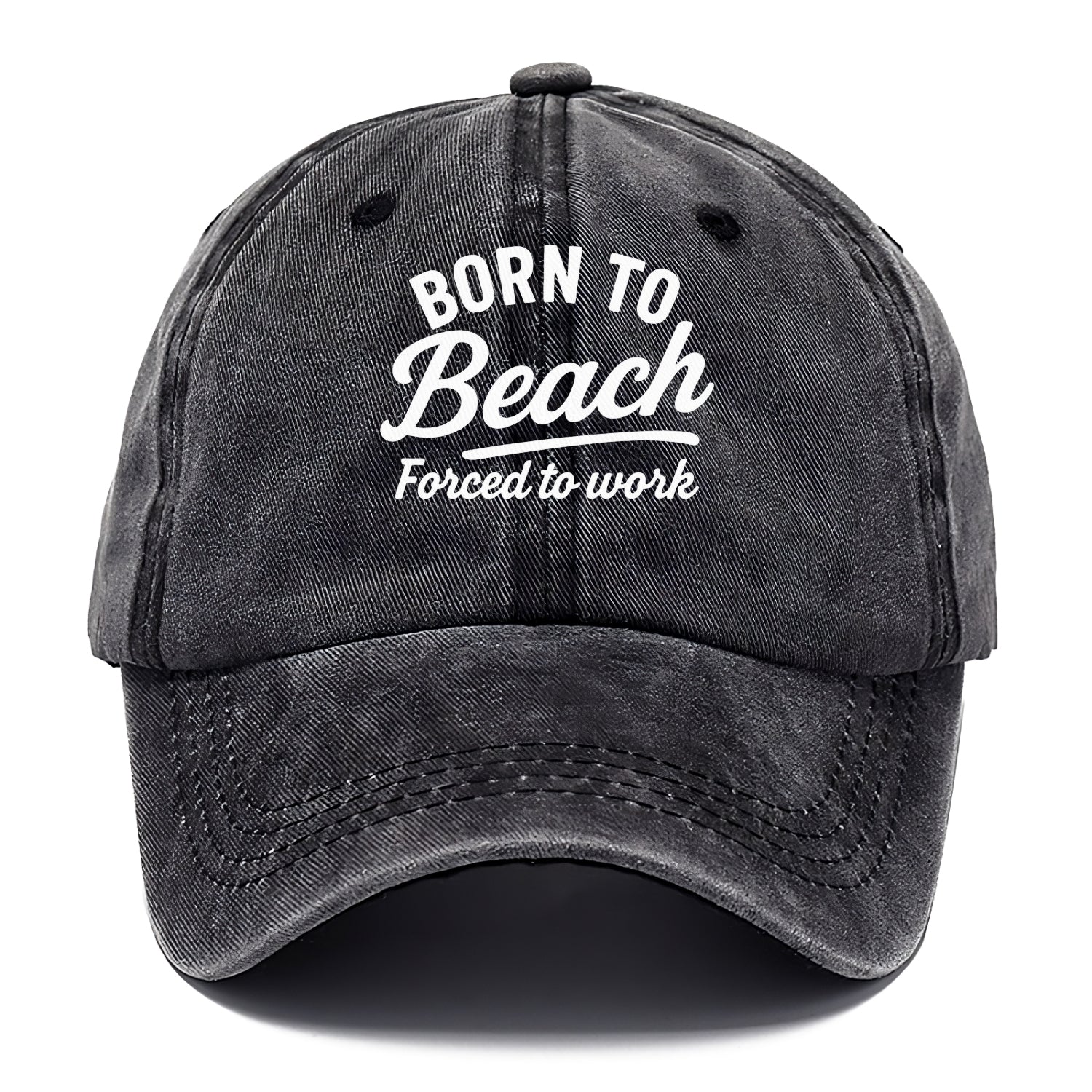 born to beach work Hat