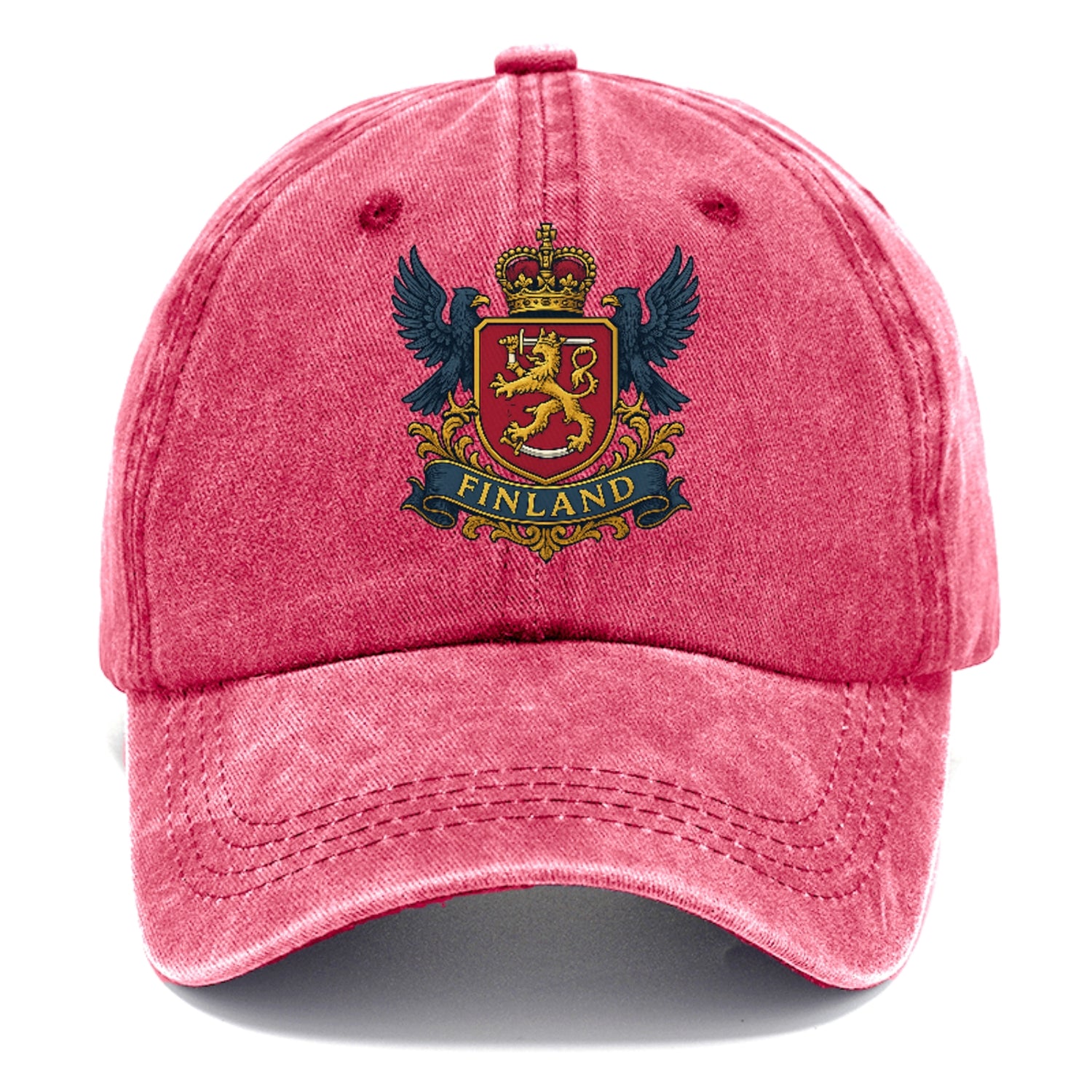 finland lion logo Hat