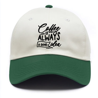Caffeine Chronicles: Fuel Your Day with 'Coffee is Always a Good Idea' Hat