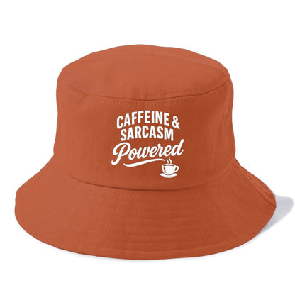 caffeine and sarcasm powered design Hat