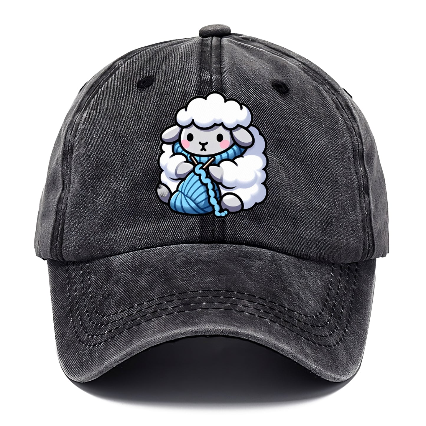 sheep knitting scarf Hat