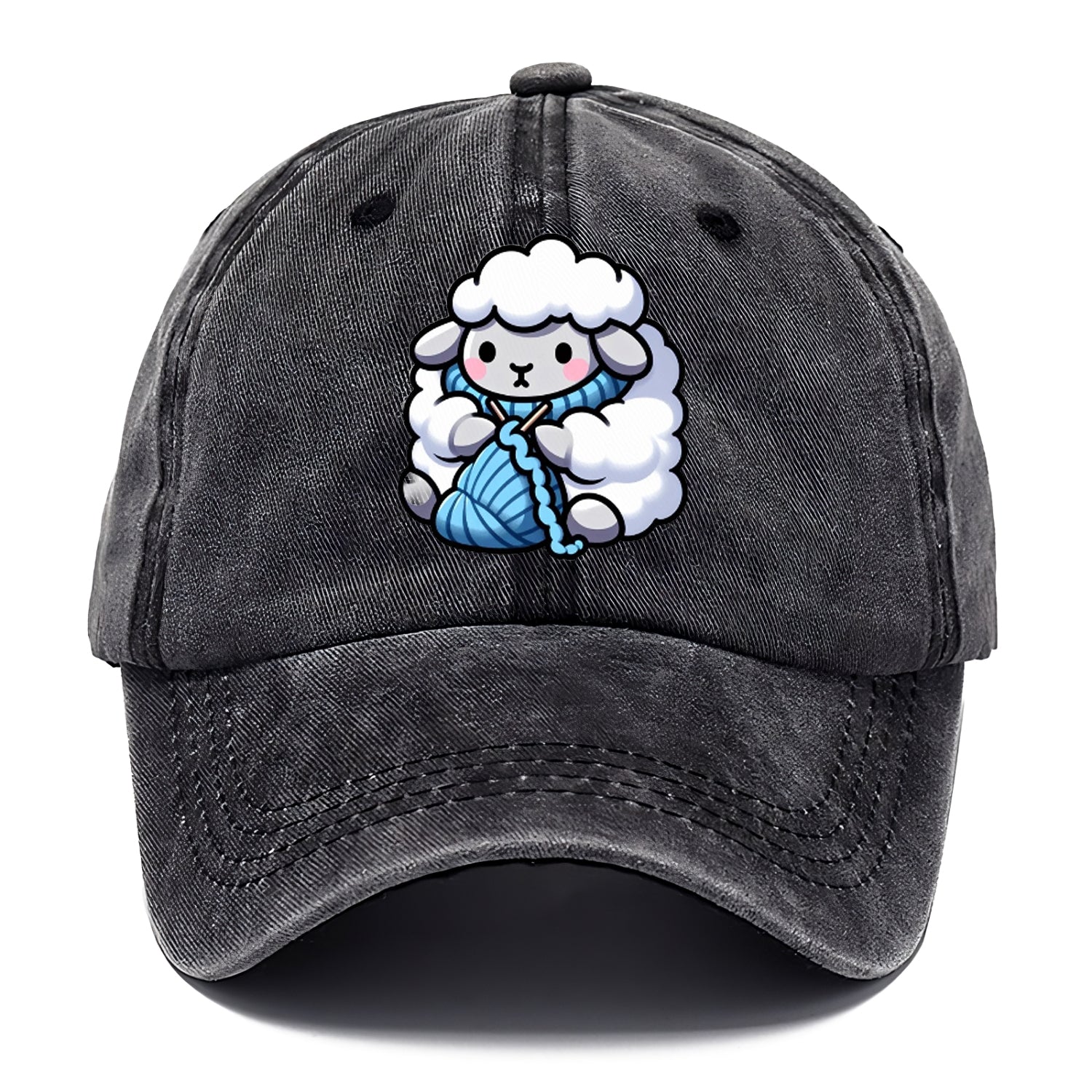 sheep knitting scarf Hat