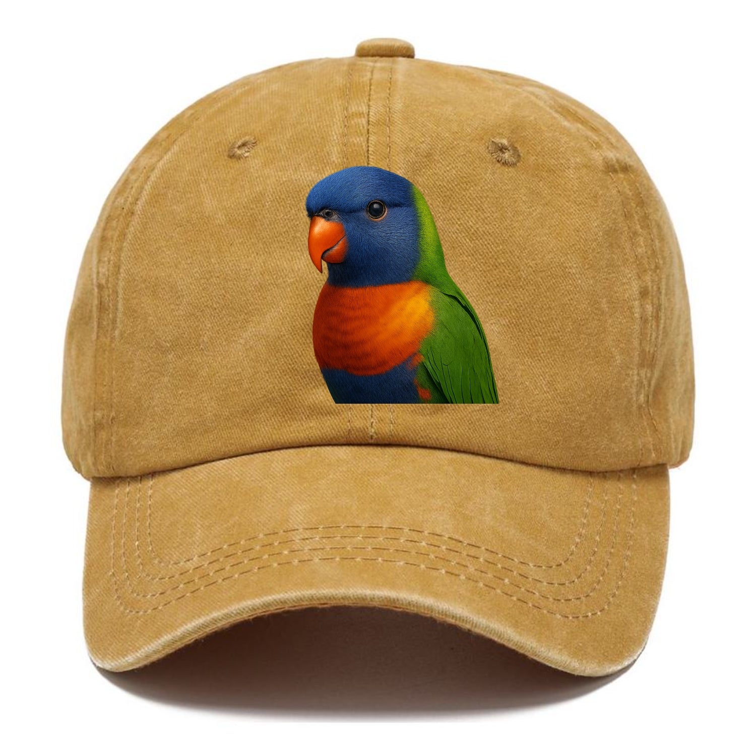 rainbow portrait design Hat