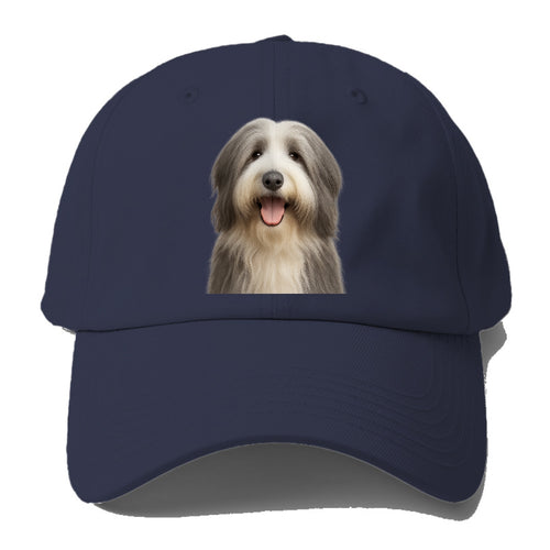 Bearded Collie: Whimsical Wanderer Baseball Cap For Big Heads