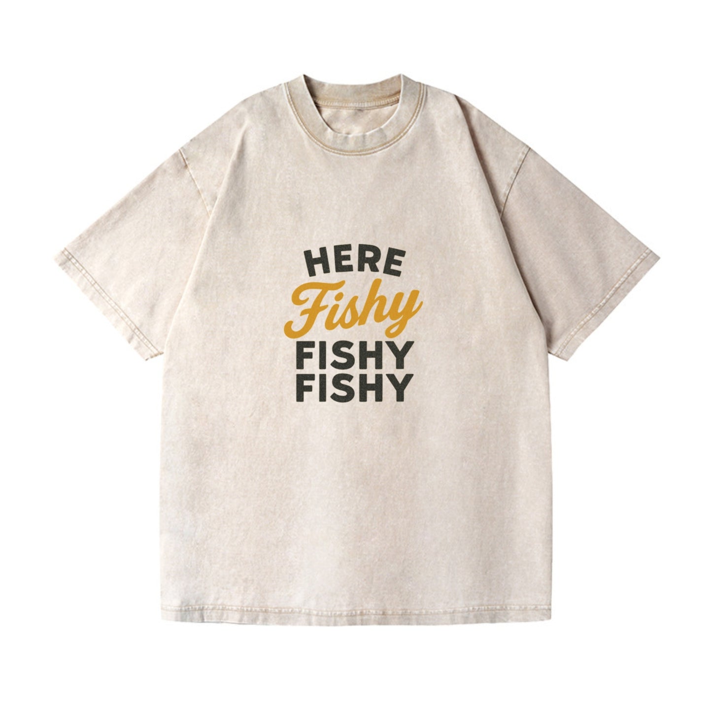 here fishy catch fish embroidery Hat