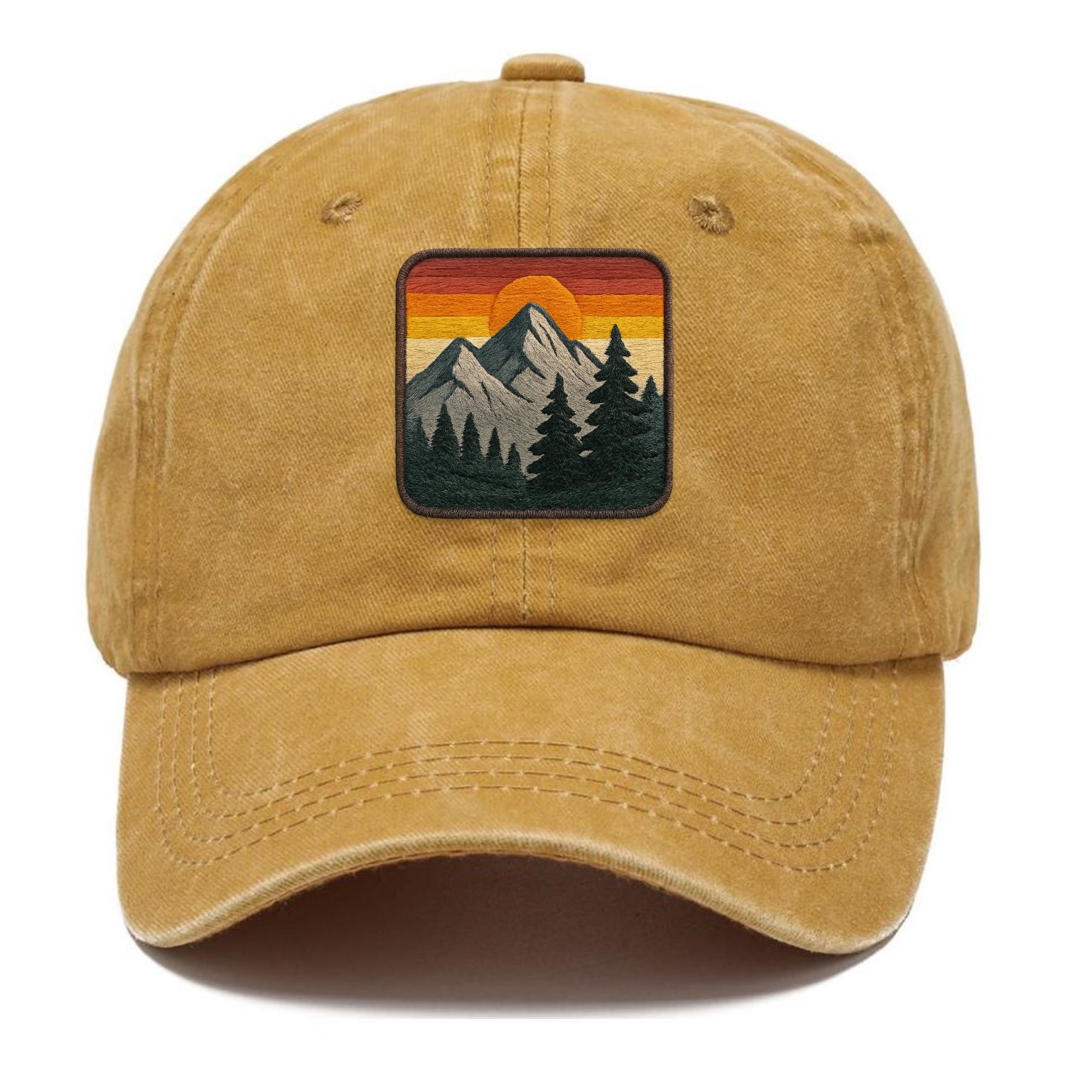 mountain sunset hues Hat