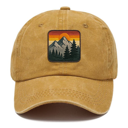 mountain sunset hues Hat