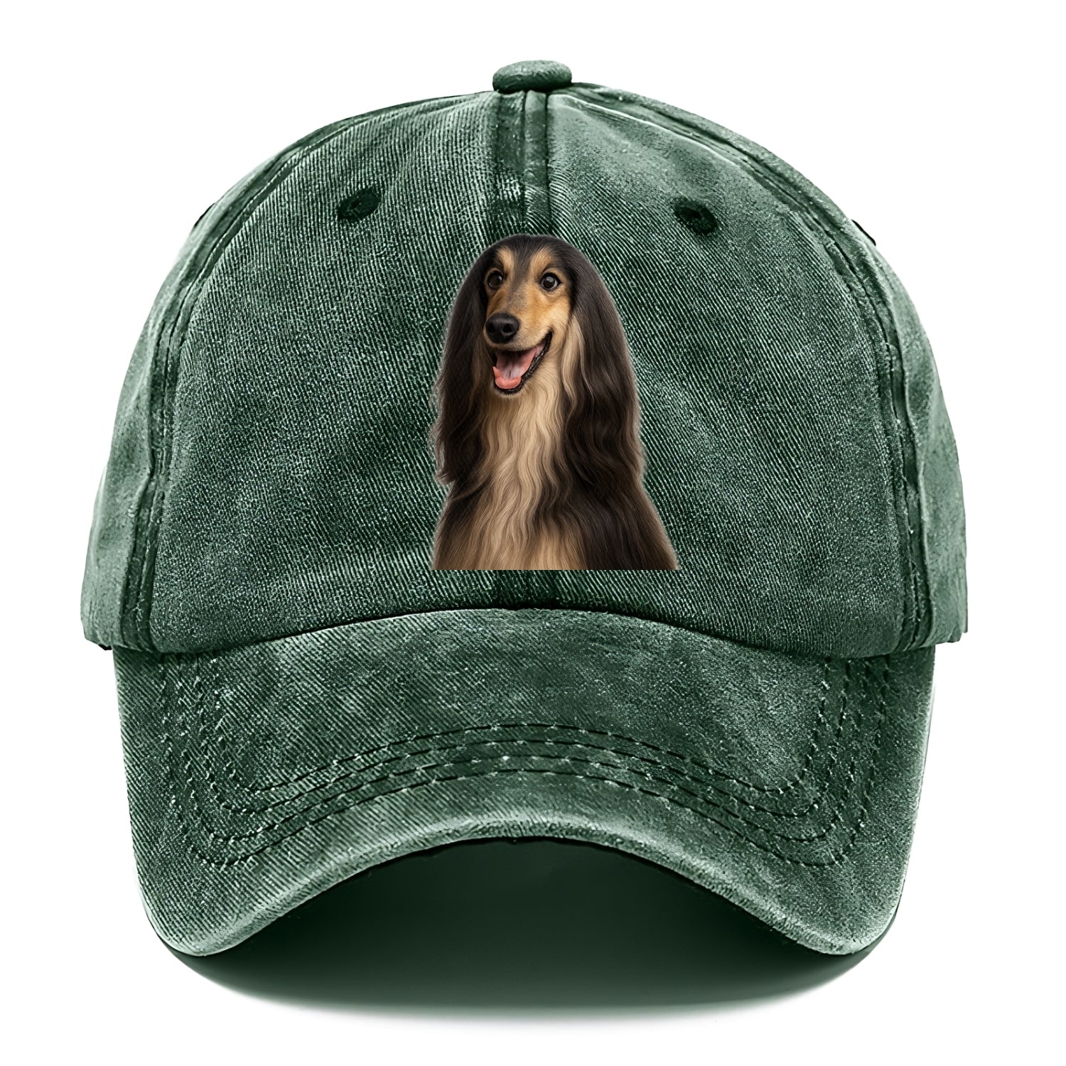 afghan hound portrait design Hat