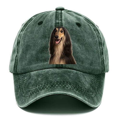 Afghan Hound Portrait Design Classic Cap