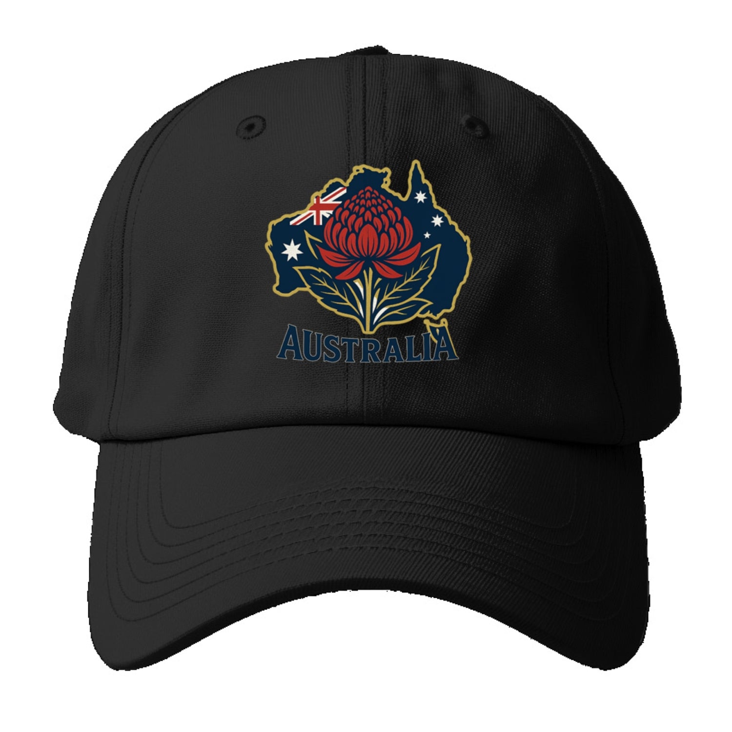 Australian Floral Map Hat