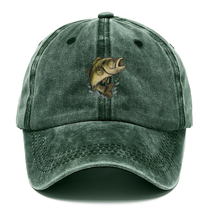 leaping bass fishing Hat