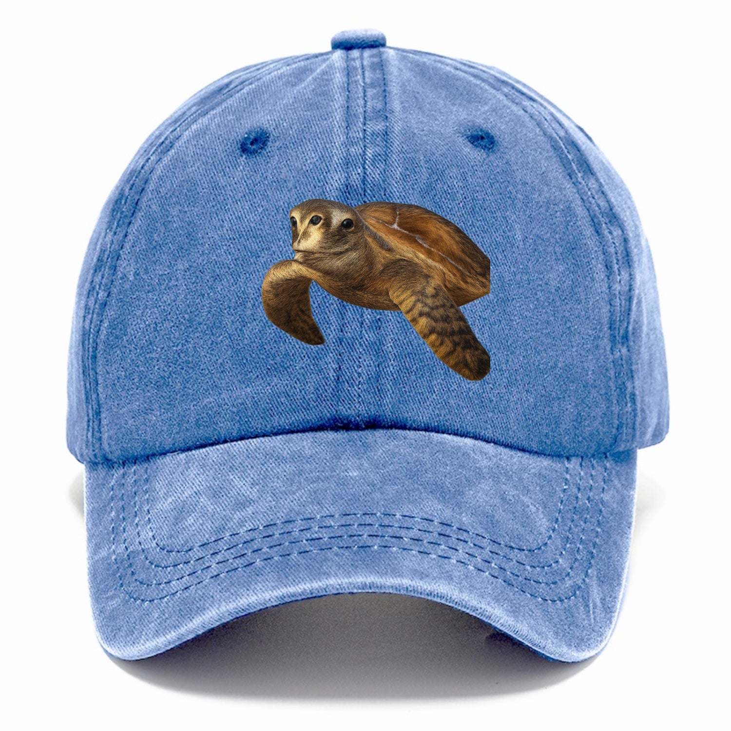 sea turtle portrait design Hat